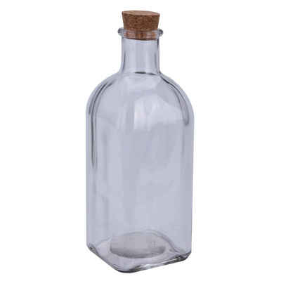 Neuetischkultur Vorratsglas Glasflasche mit Kork-Verschluss, Glas, (Stück, 1-tlg)