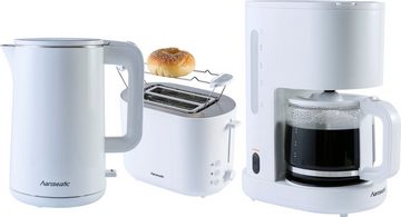 Hanseatic Toaster HT2850WD, 2 kurze Schlitze, für 2 Scheiben, 850 W, mit Brötchenaufsatz