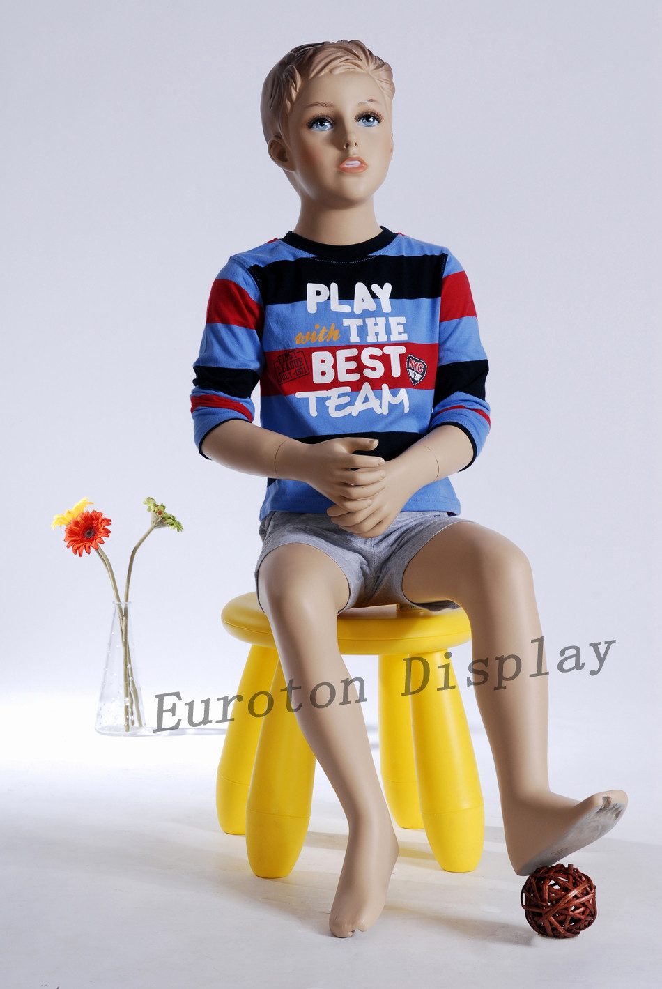 Eurohandisplay Schneiderpuppe Kinderpuppe Schaufensterpuppe Junge Mädchen sitzend Hautfarbe, Nicht zutreffend