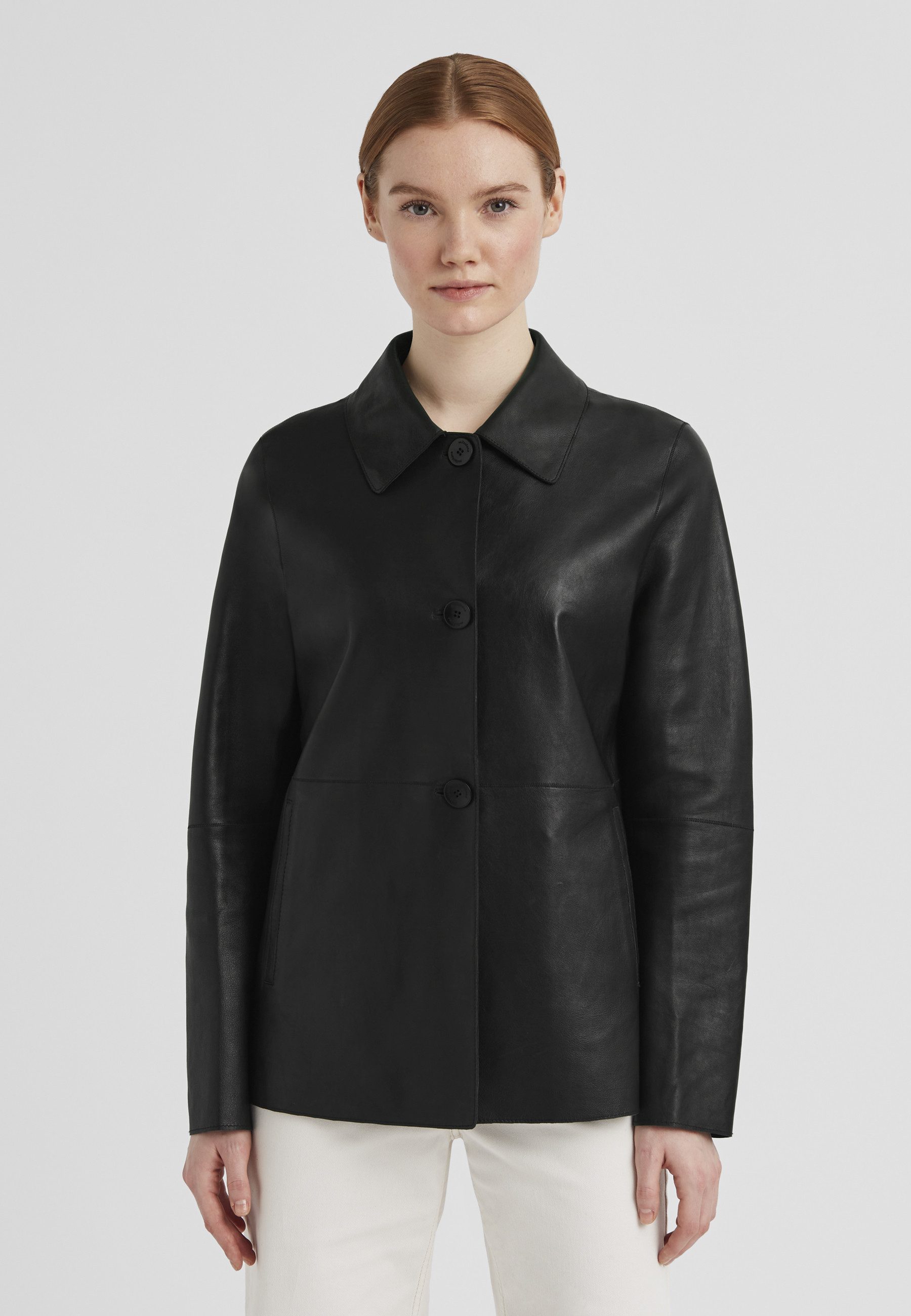Lederjacke MSBell Damen Bikerjacke Jacke Leder