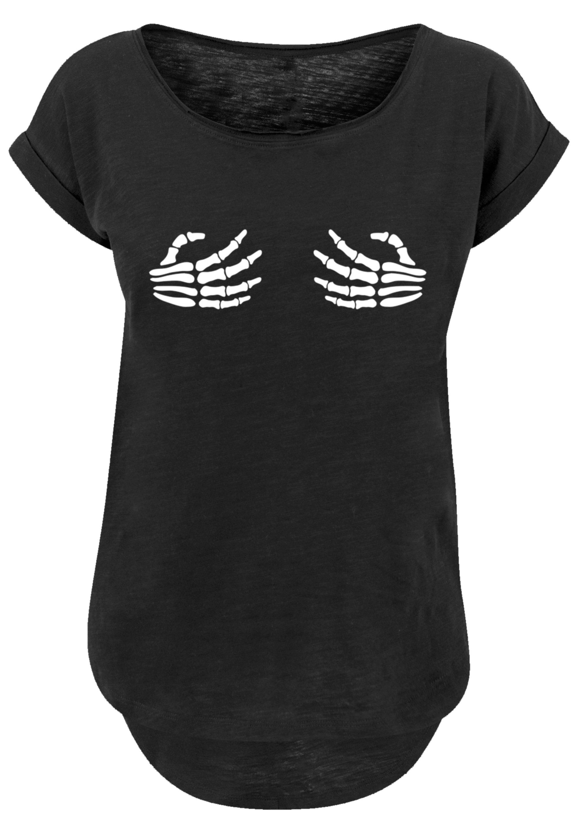 F4NT4STIC T-Shirt Halloween Skull Grabbing Hands günstig online kaufen