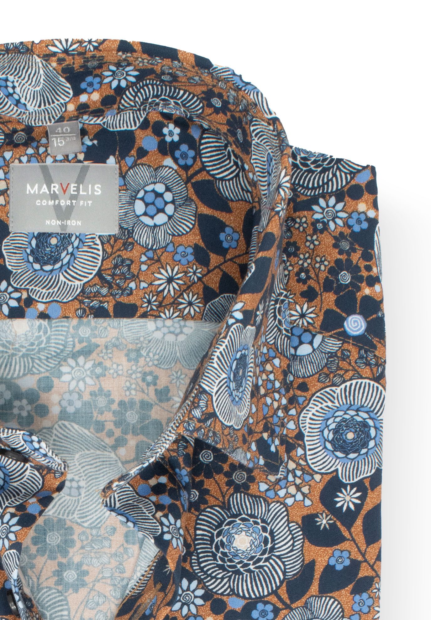MARVELIS Businesshemd Comfort Fit bequeme Schnittführung günstig online kaufen