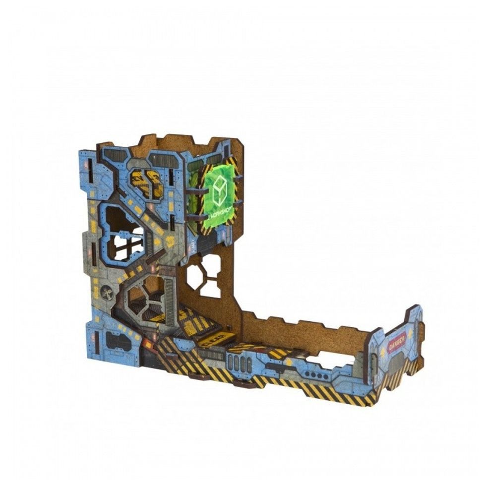 Q-Workshop Spiel, Dice Towers - Color Tech Dice Tower
