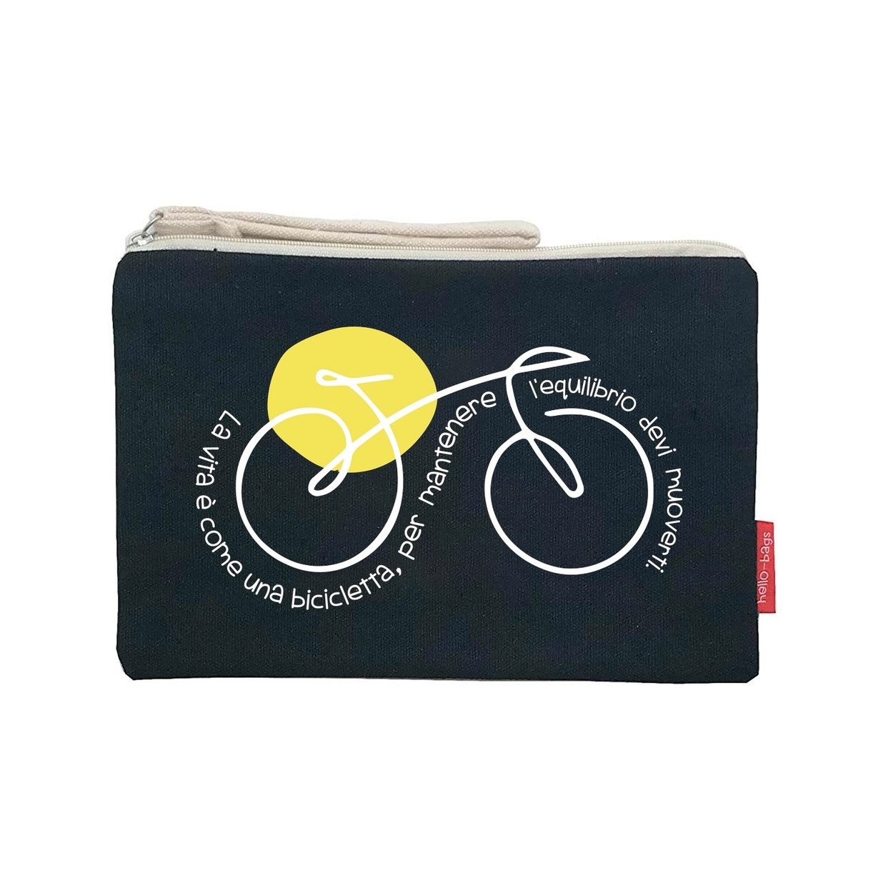 LK Trend & Style Aufbewahrungstasche „LA VITA" Fahrrad (großartiges Fahrrad Motiv), mit Geschenkverpackung