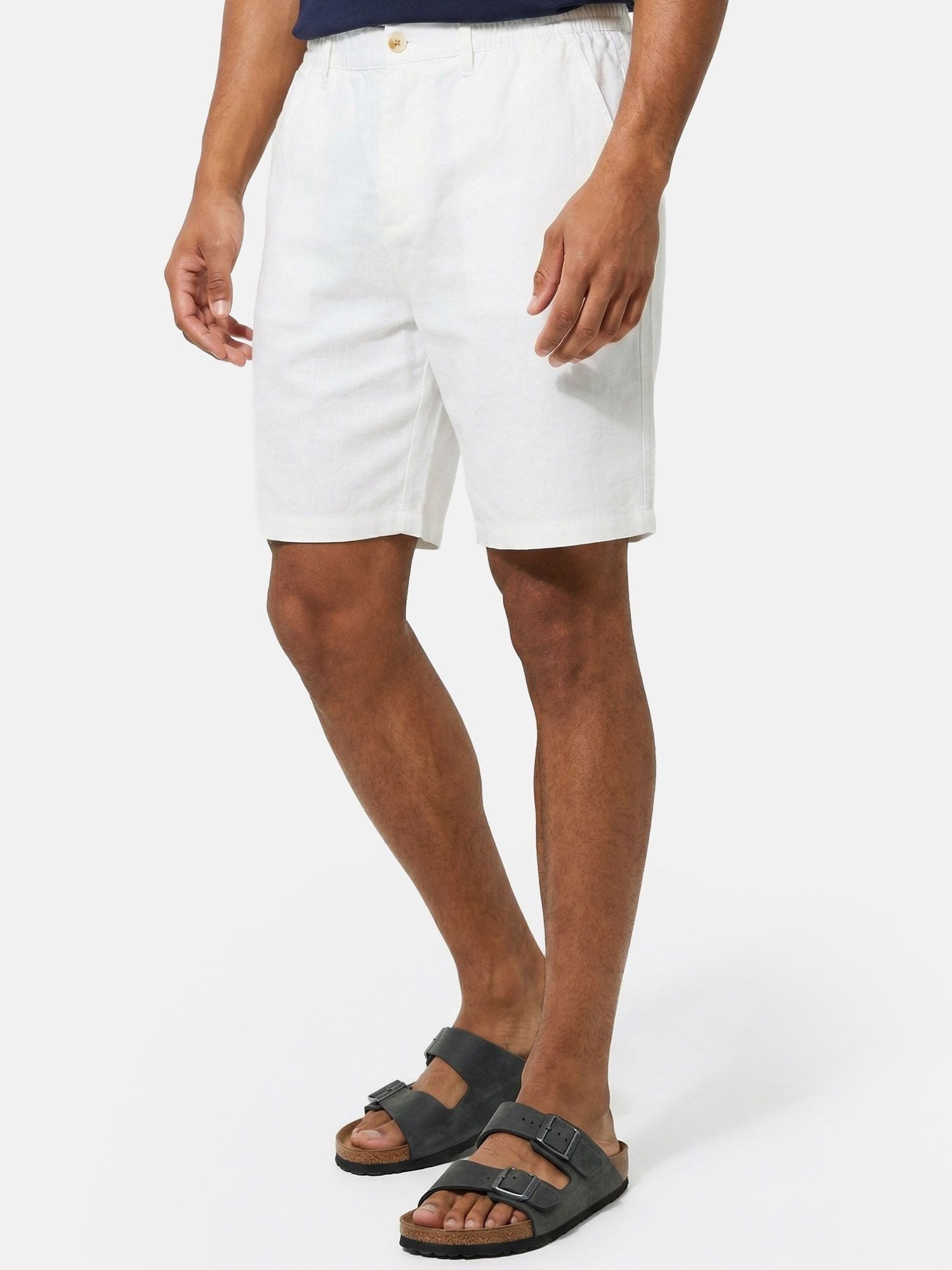 Tazzio Leinenhose A212 kurze Leinen Hose im Clean-Look – Bild 4 von 5