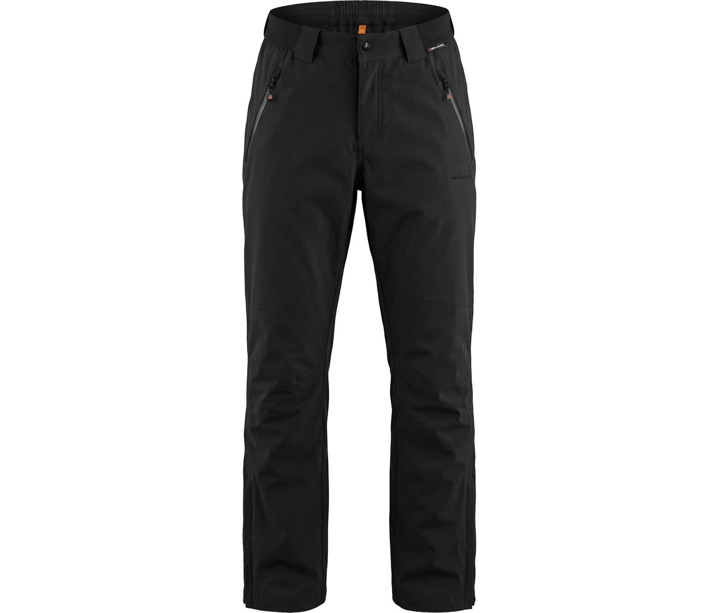 Bergson Regenhose MUONIO COMFORT Herren Regenhose, wasserdicht (20.000 mm), Normalgrößen, schwarz