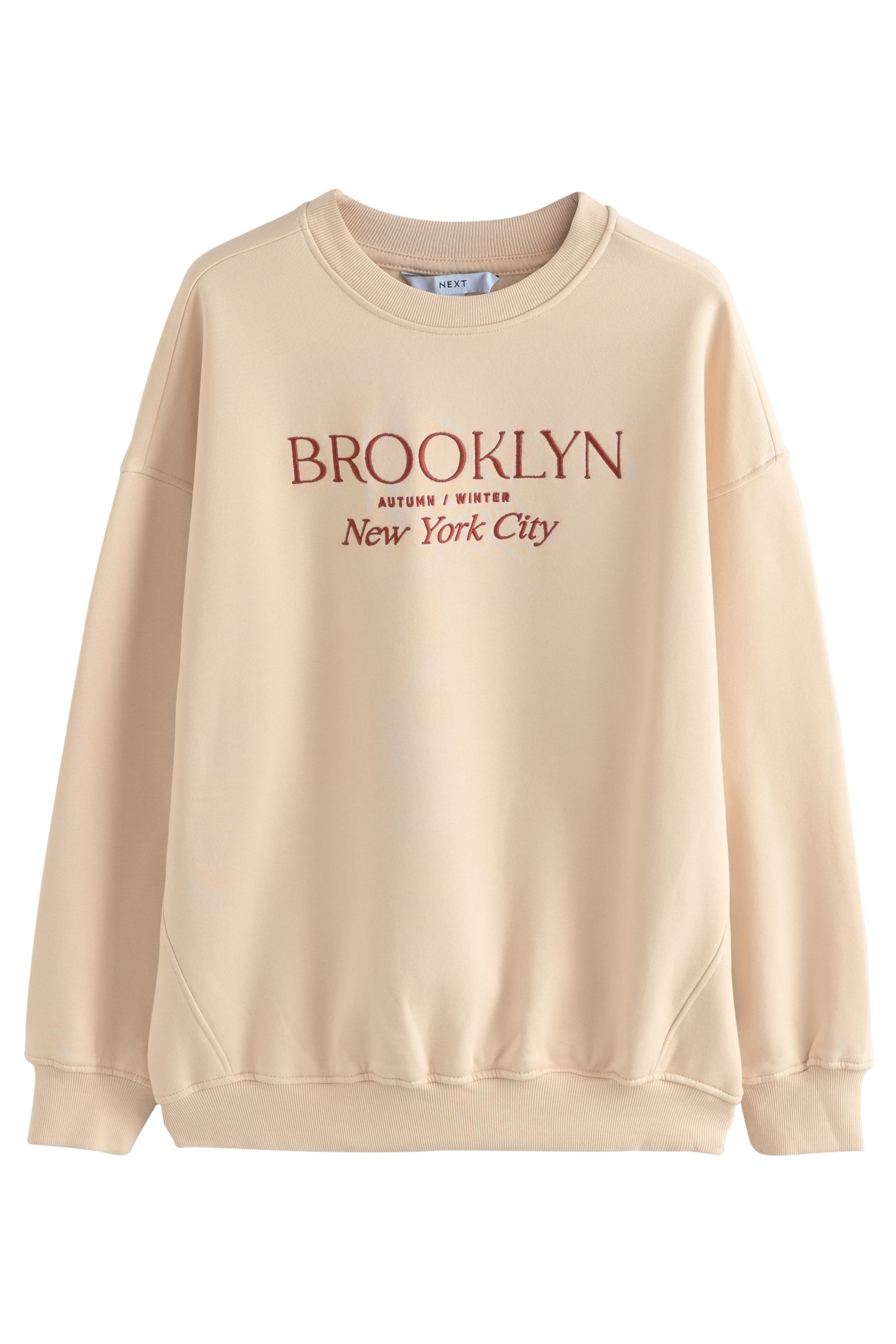 Next Sweater Sweatshirt mit Rundhalsausschnitt mit günstig online kaufen