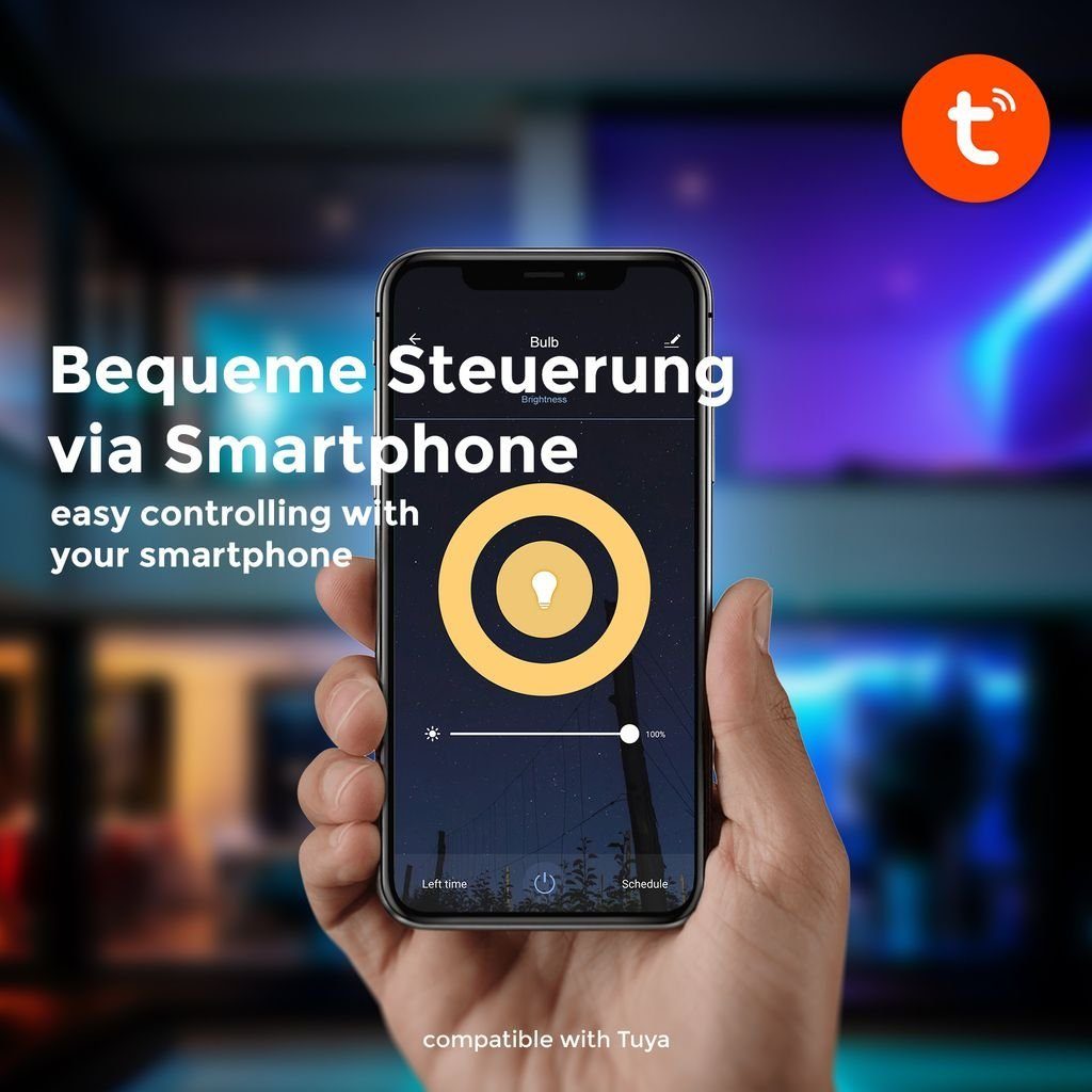 B.K.Licht LED-Leuchtmittel BKL1260, GU10, 2700K - Extra-Warmweiß