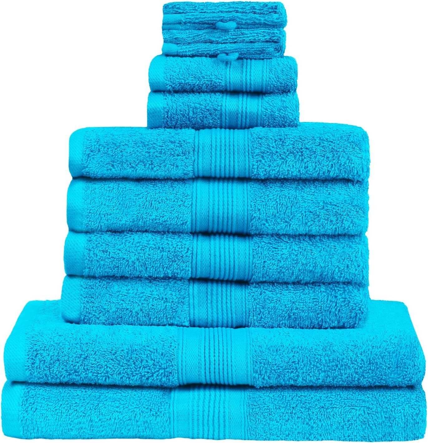 GREEN MARK Textilien Handtuch Set 10er-Set Premium Frottier Handtuch-Set, 1 günstig online kaufen