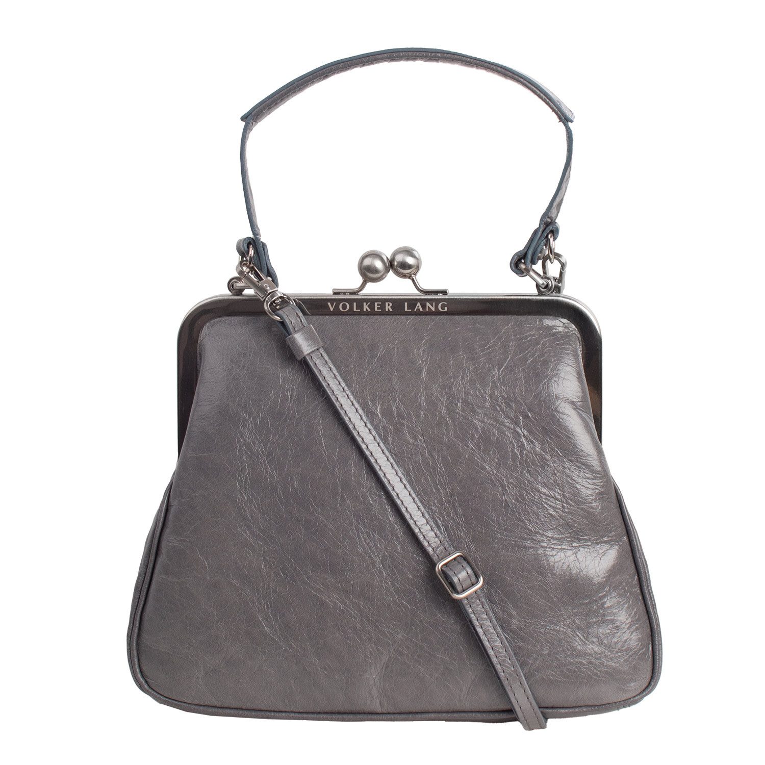 VOLKER LANG Schultertasche AUDREY  Elegante Damen Bügeltasche aus italienis günstig online kaufen