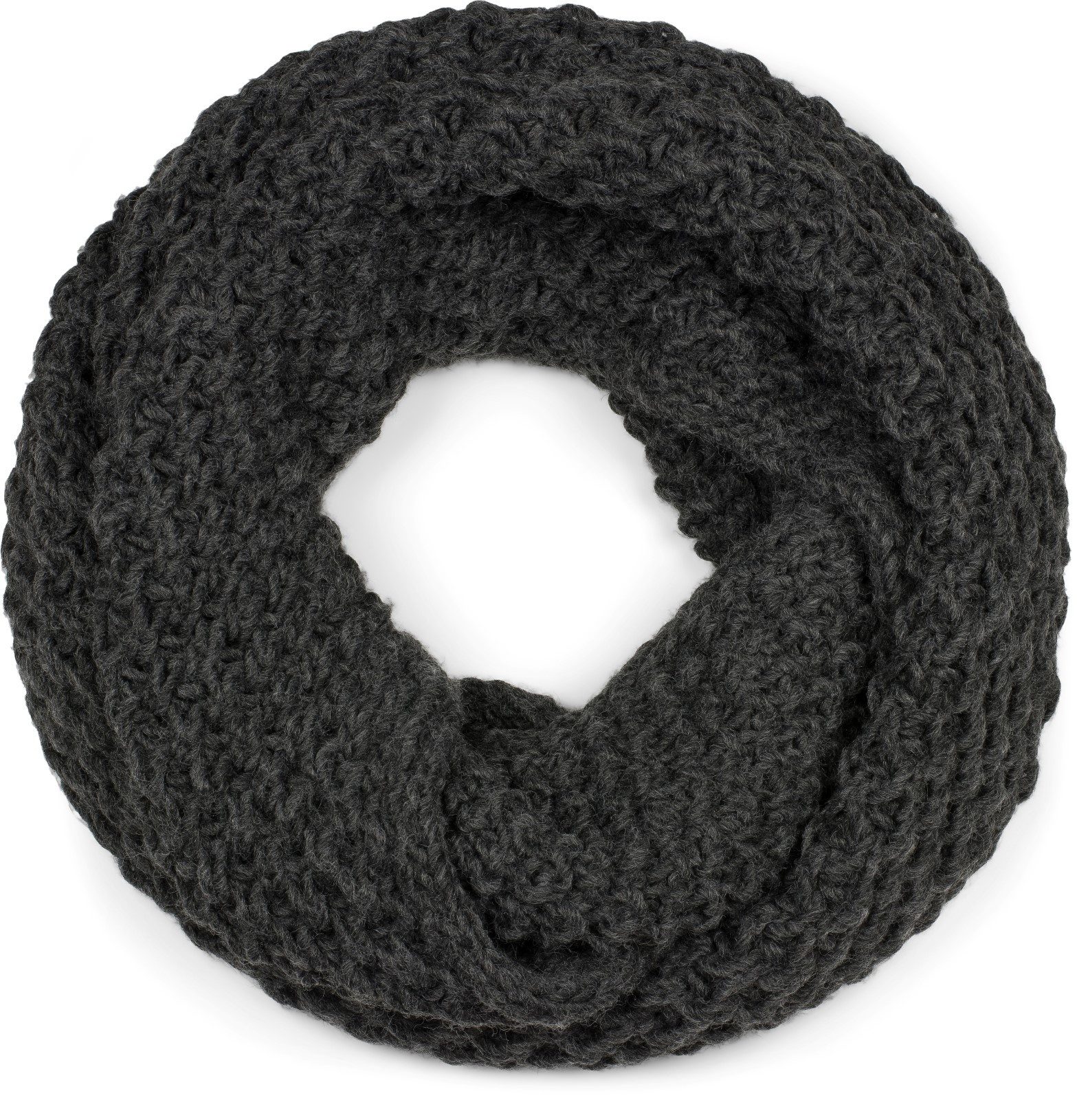 styleBREAKER Strickschal Grobstrick Loop Schal mit Woll-Anteil, (1-St)