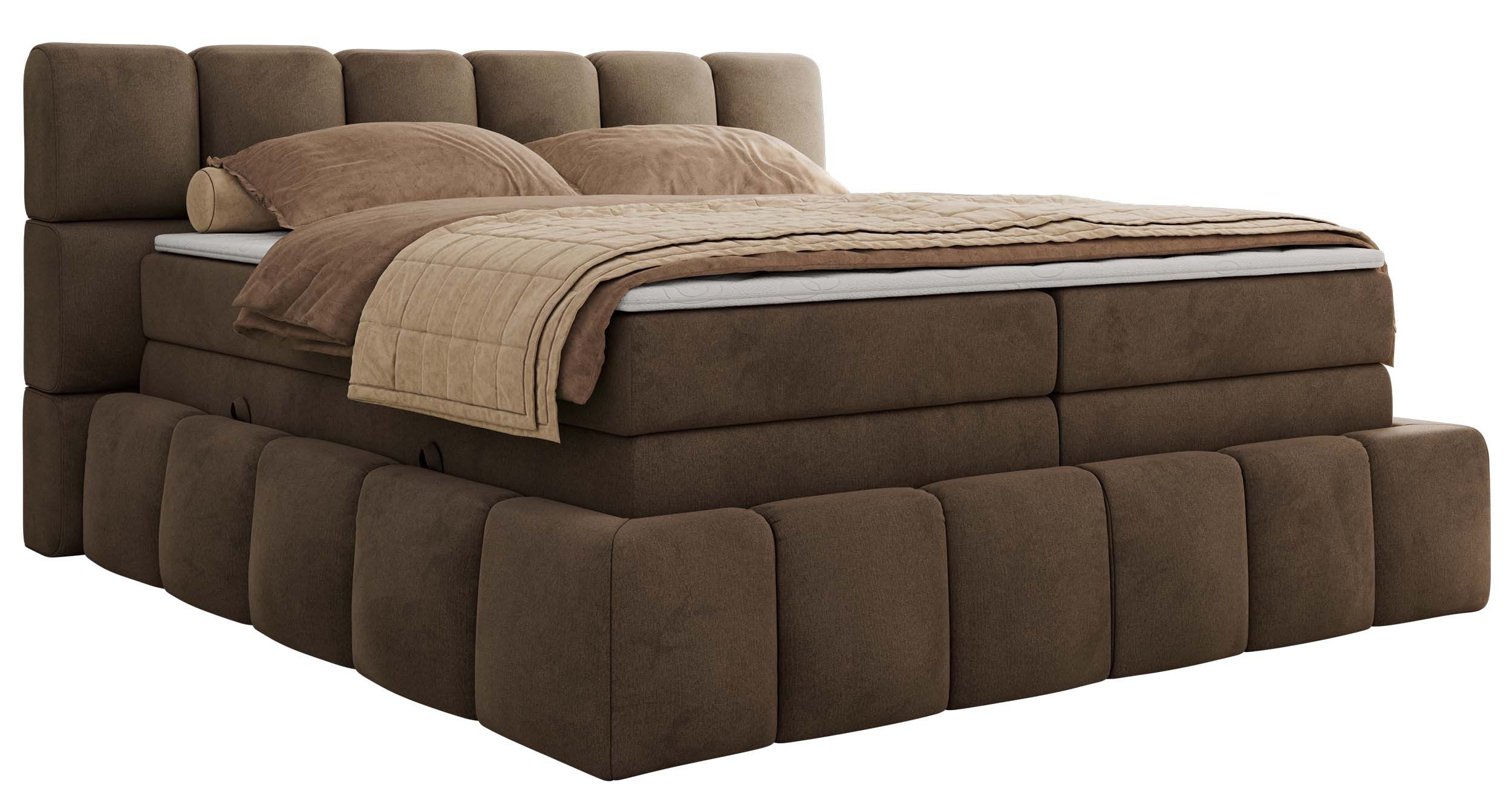 MKS MÖBEL Boxspringbett NIRA KING (Doppelbett-Set günstig online kaufen