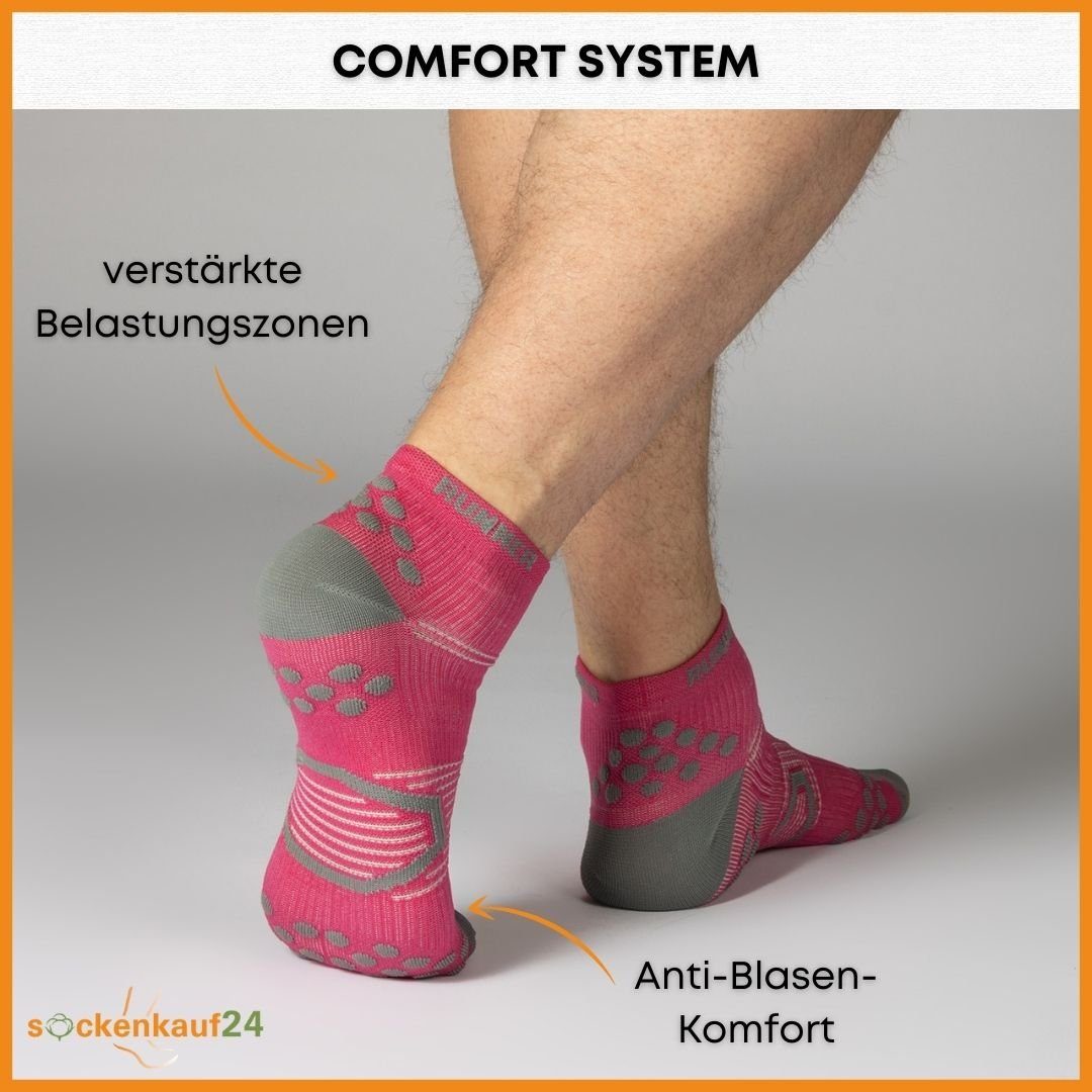 sockenkauf24 Laufsocken low Cut Sportsocken für Herren & Damen Laufsocken Kurz (3-Paar) Atmungsaktive Running Socks 50202P WP