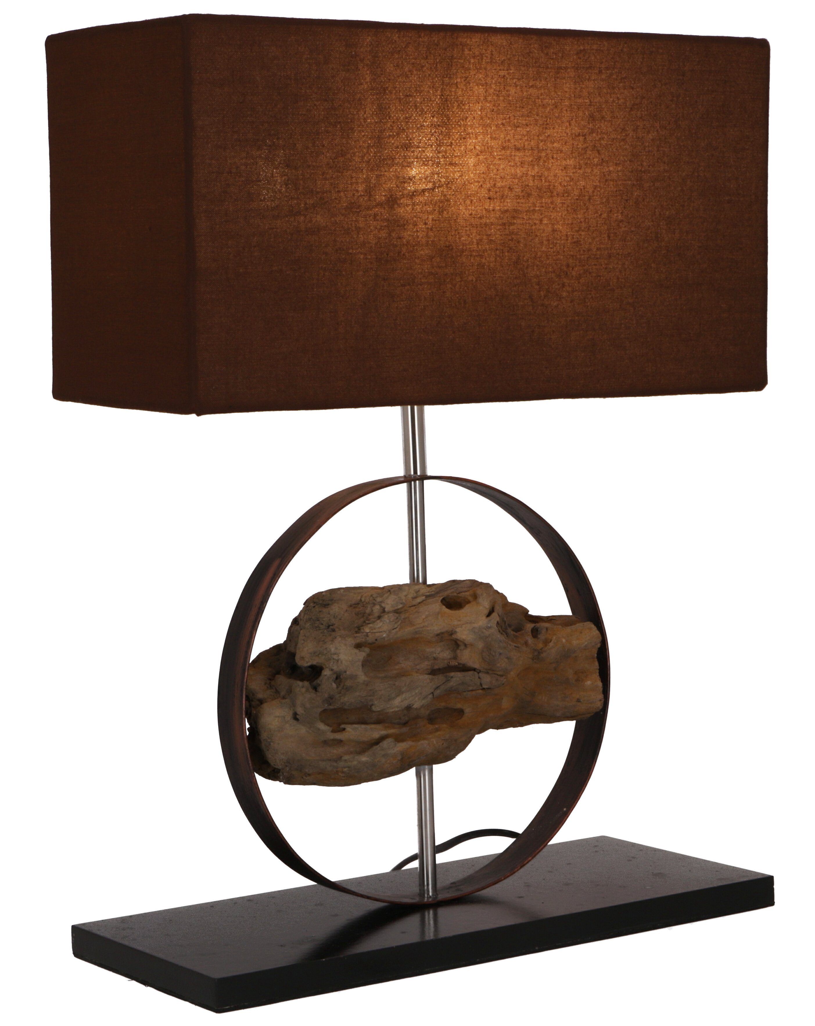 Guru-Shop Tischleuchte Tischlampe, handgemacht aus Naturmaterial -.., Leuchtmittel nicht inklusive Modell Milo