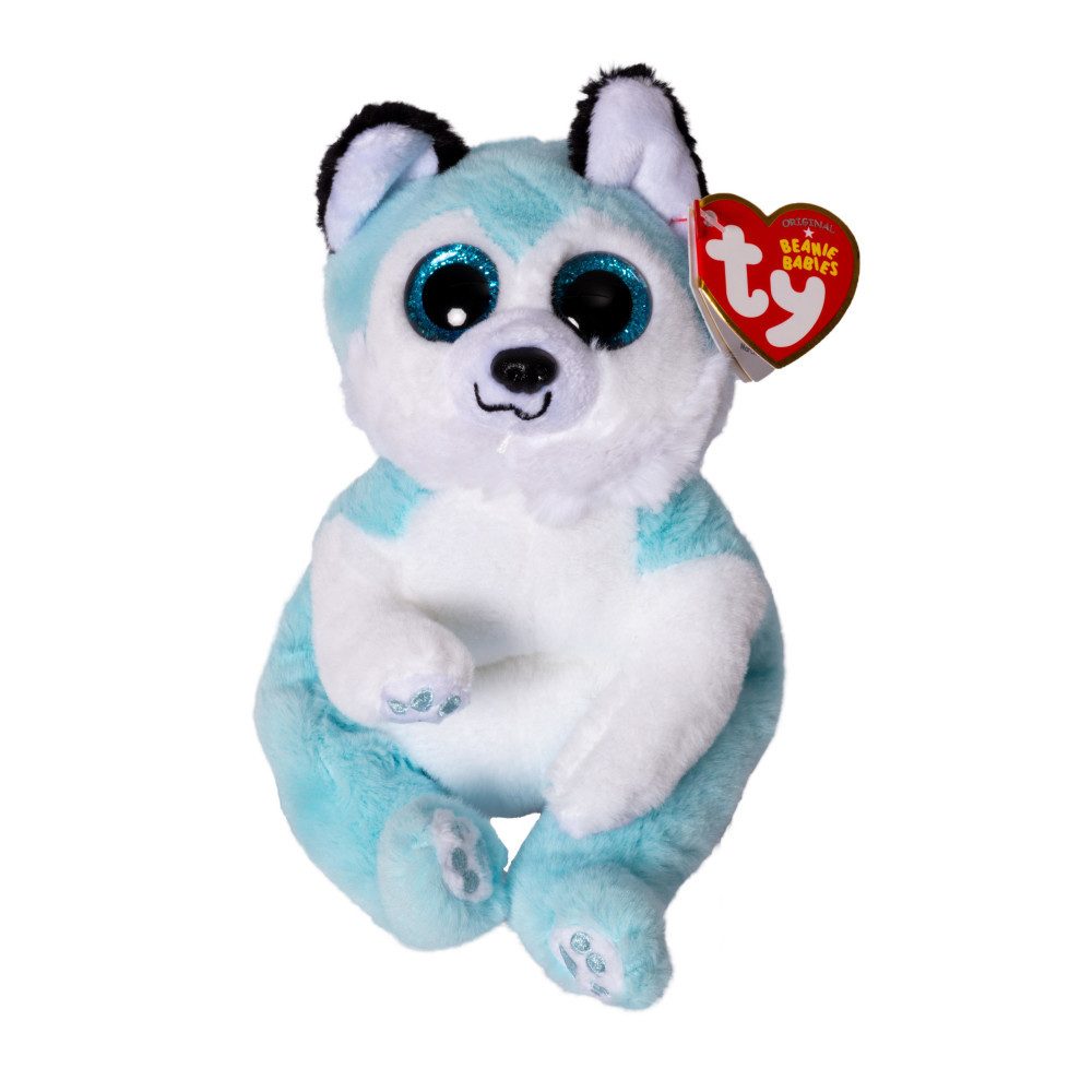 Kuscheltier Beanie Babies Thunder Husky Floppy 17cm Kuscheltier