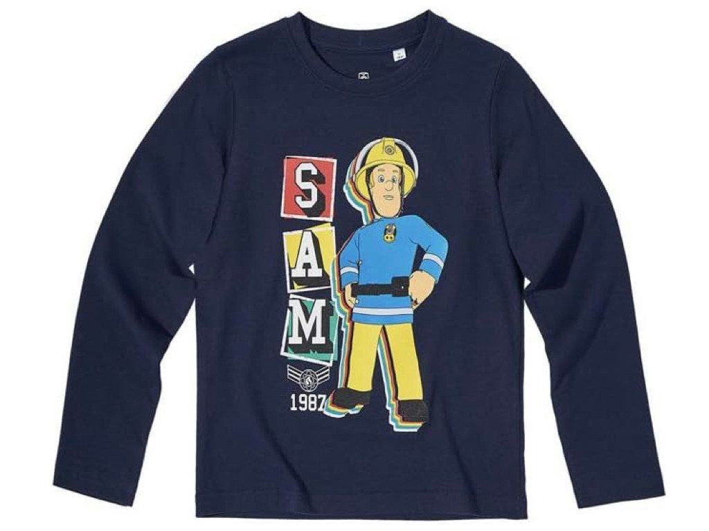 Feuerwehrmann Sam Langarmshirt Feuerwehrmann Sam Langarmshirt in verschiedenen Farben