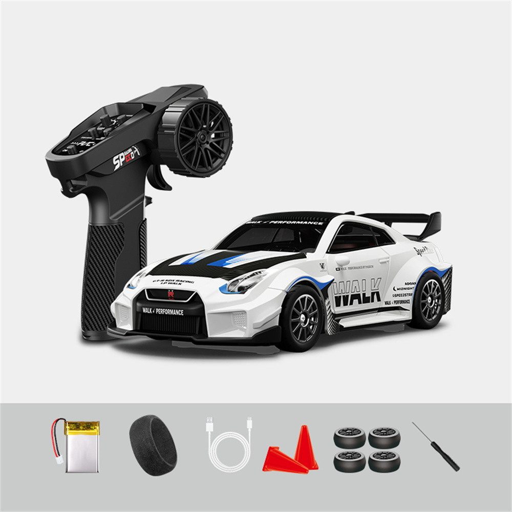 Insma RC-Auto 1:43 Ferngesteuertes Auto 2,4 GHz 4WD, Mini Racing RTR mit LED Licht, 15–20 km/h