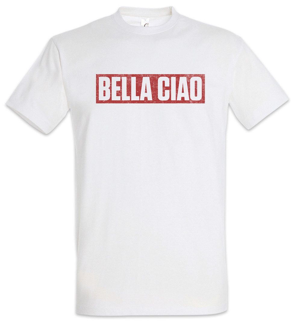 Urban Backwoods Print-Shirt Bella Ciao Herren T-Shirt Bank Money Cash Überfall Professor Casa (1-tlg) Heist Robbery Crime De