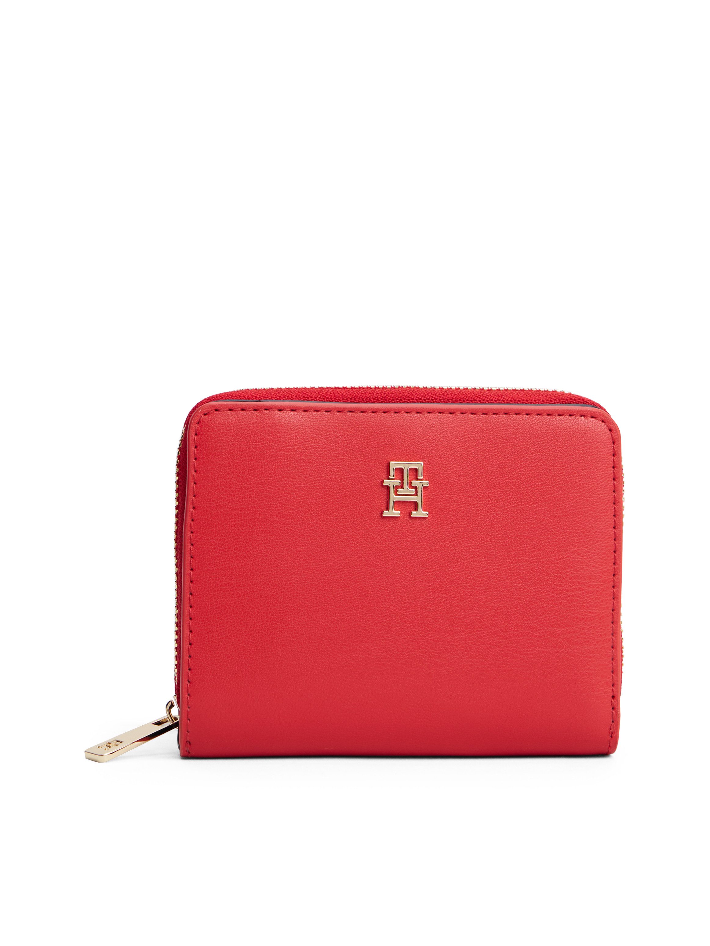 Tommy Hilfiger Geldbörse TH ICON MED ZA FLAP, Damen Geldbeutel, Portemonnai günstig online kaufen