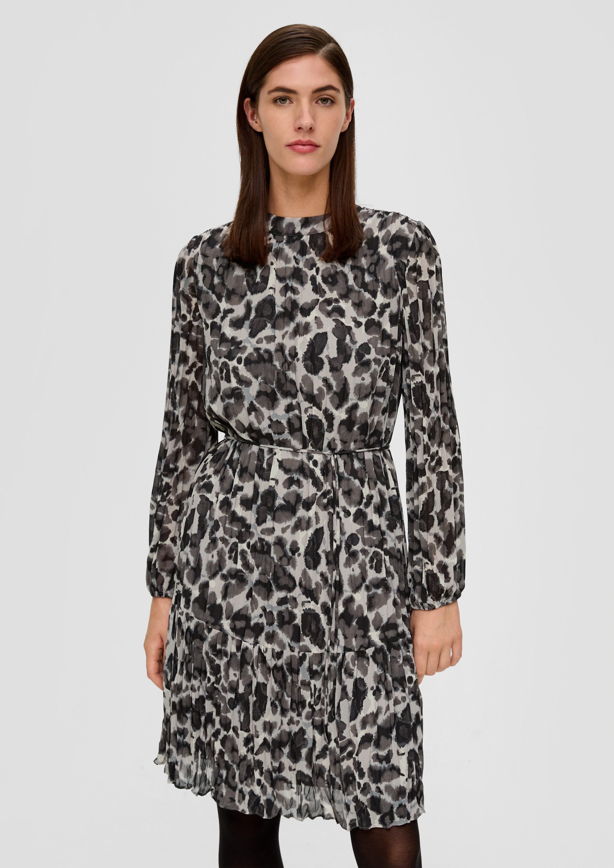 s.Oliver Minikleid Kleid Blusenkleid aus Chiffon günstig online kaufen