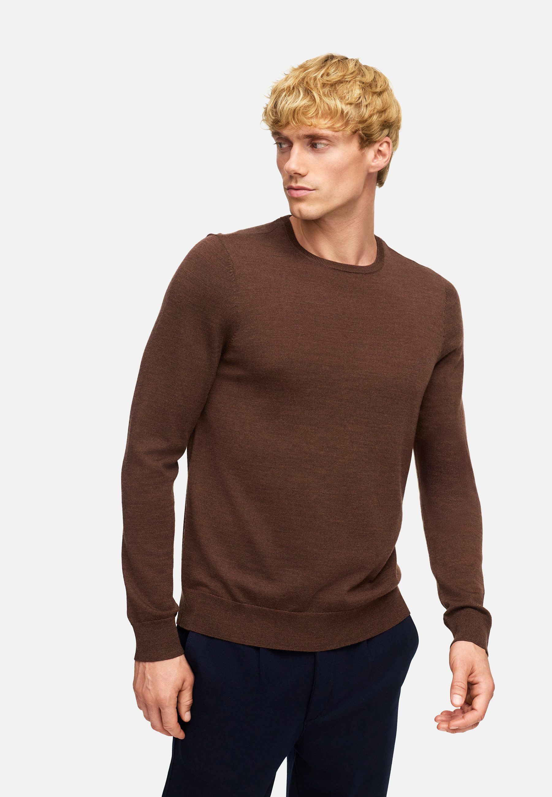 Kronstadt Rundhalspullover Herren KSJohannes Strickpullover Herrenpullover günstig online kaufen