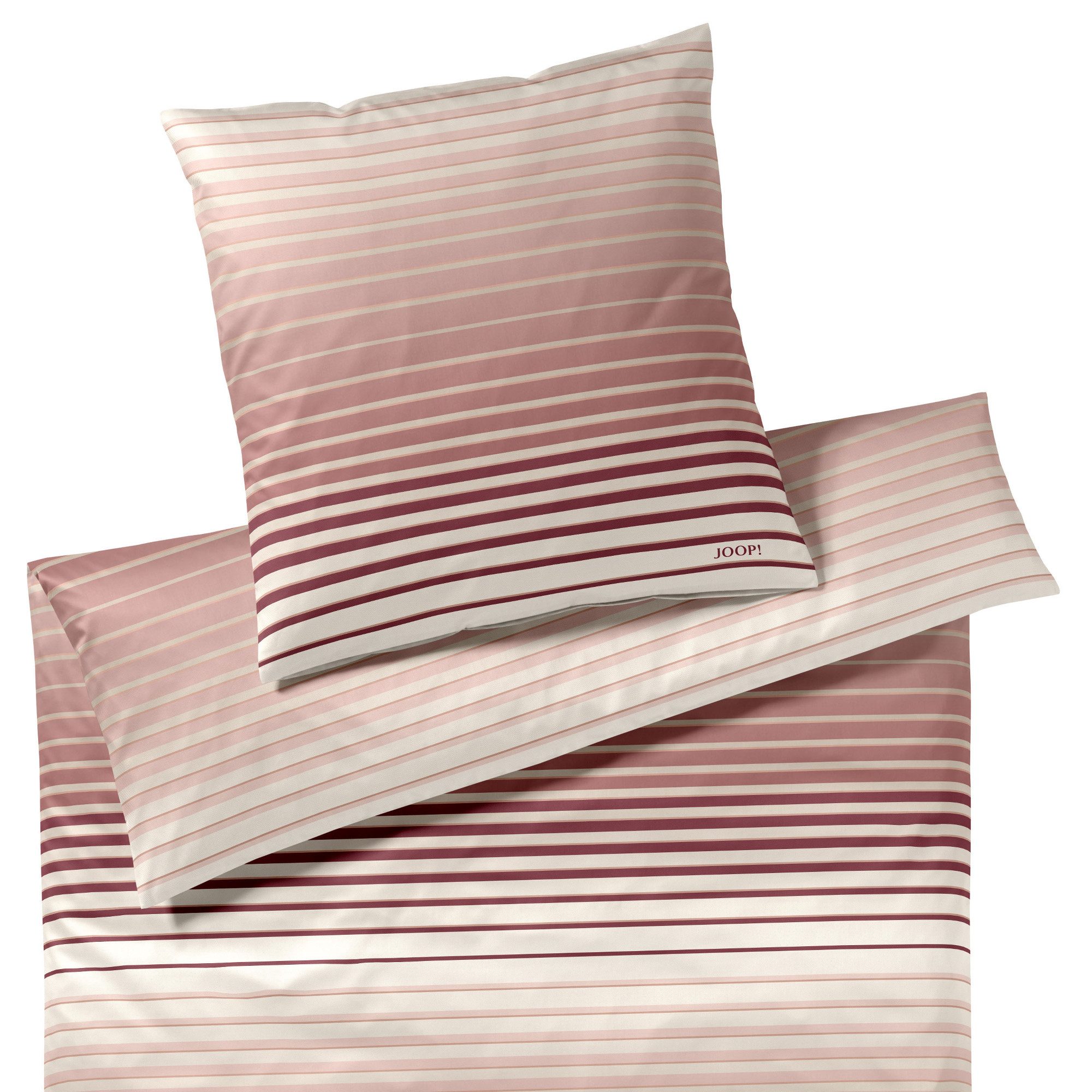 JOOP! Bettwäsche JOOP! Comfort Satin Bettwäsche Shutter 4109-1 Rouge burgund 135x200, 2 teilig