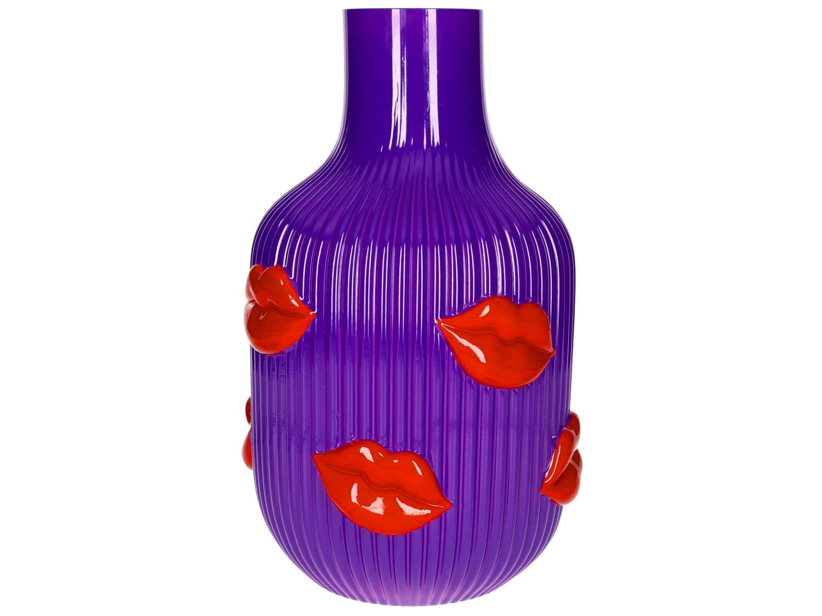 Giftcompany Dekovase L'amour Vase Lippen lila 30cm (Vasen) günstig online kaufen