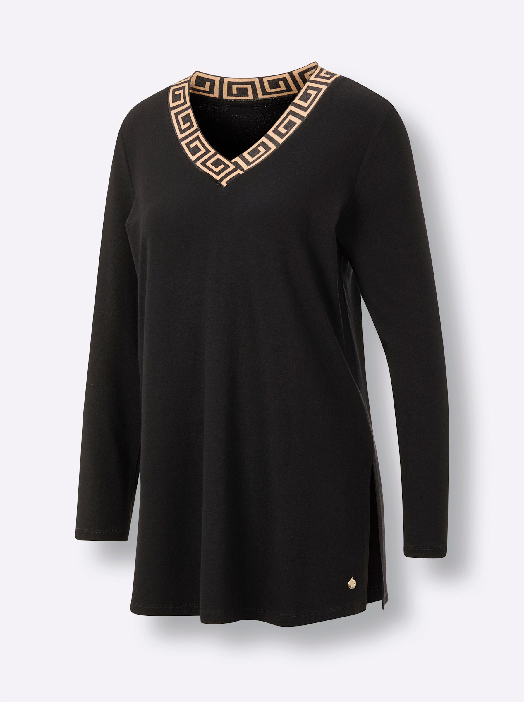 creation L T-Shirt Modal-Longshirt Langarm – Bild 5 von 5