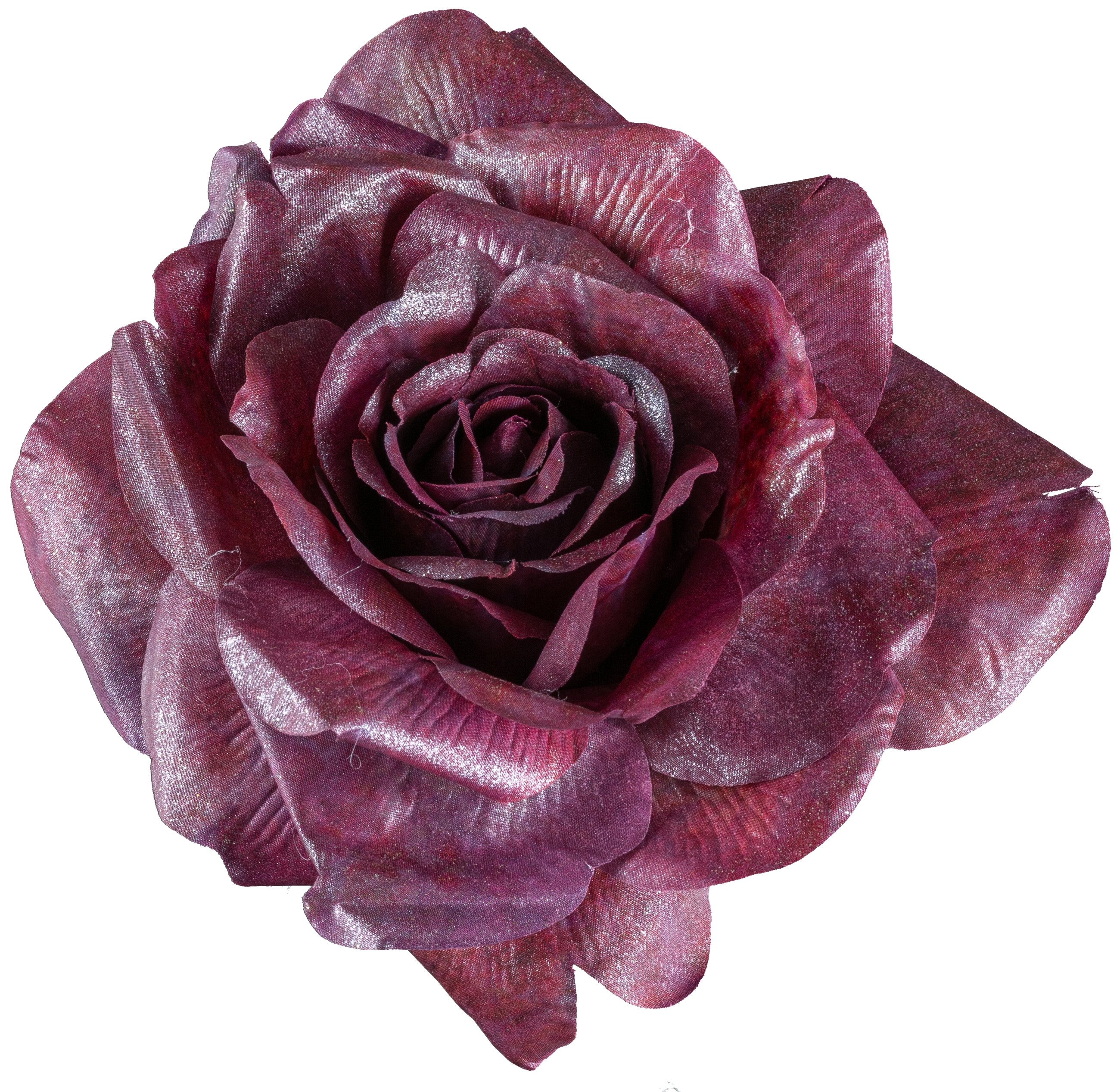 Kunstpflanze Clip mit Rose, Creativ green, Höhe 3 cm, mit Clip