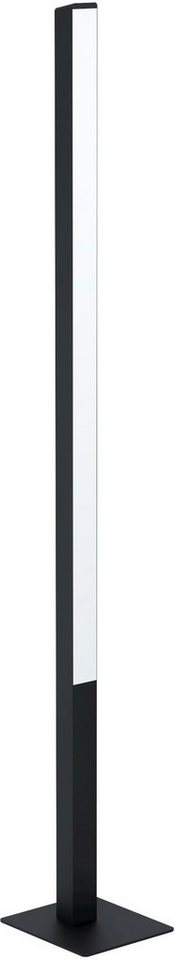 EGLO Stehlampe SIMOLARIS-Z, LED fest integriert, warmweiß - kaltweiß,  Stehleuchte in schwarz aus Alu, Stahl - 35W - warmweiß - kaltweiß