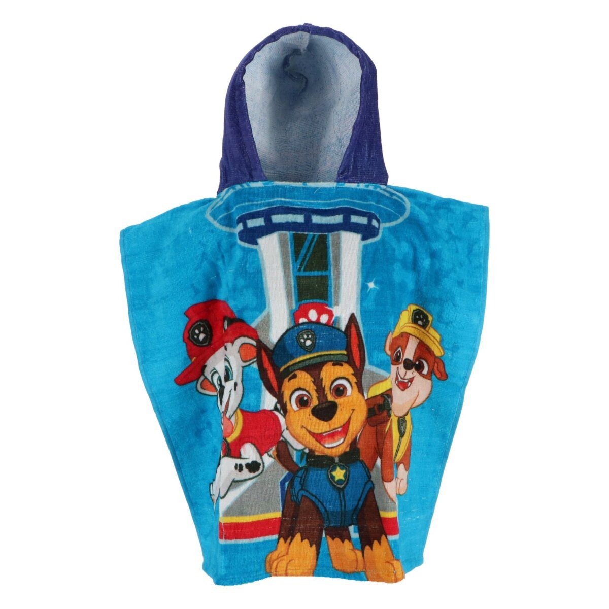PAW PATROL Poncho Paw Patrol Poncho Kinder-Kapuzenponcho, 110x55cm