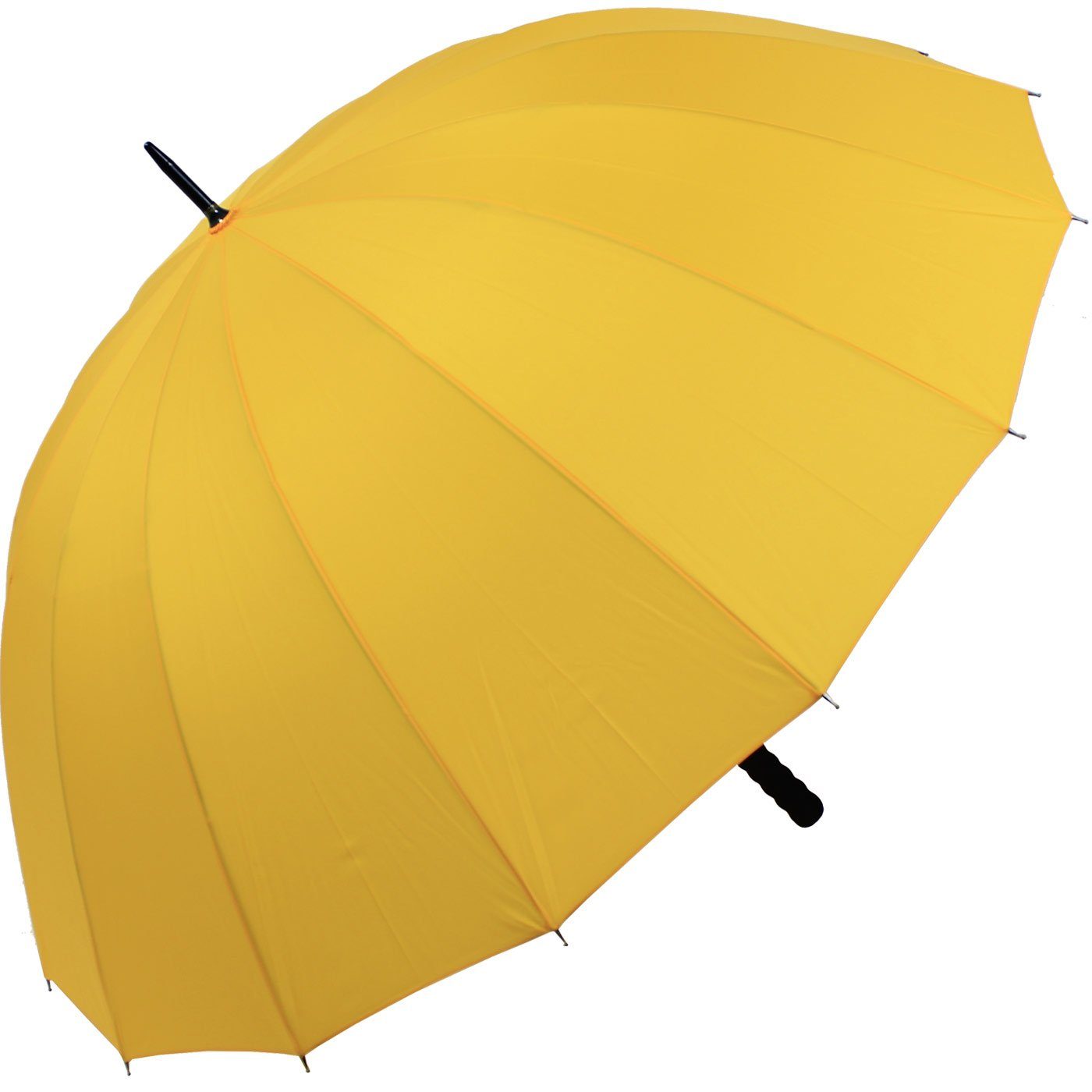 iX-brella Stockregenschirm XXL 130 cm Durchmesser Golf-Partnerschirm, 16-teiliges Dach, mit leichtem Fiberglasgestell
