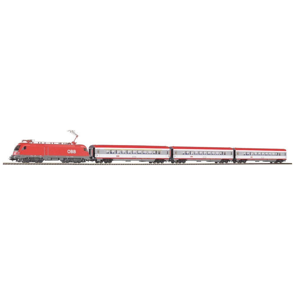 PIKO Modelleisenbahn Startpaket Piko H0 97947 H0 S-Set Personenzug Taurus der ÖBB