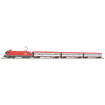 PIKO Modelleisenbahn Startpaket Piko H0 97947 H0 S-Set Personenzug Taurus der ÖBB