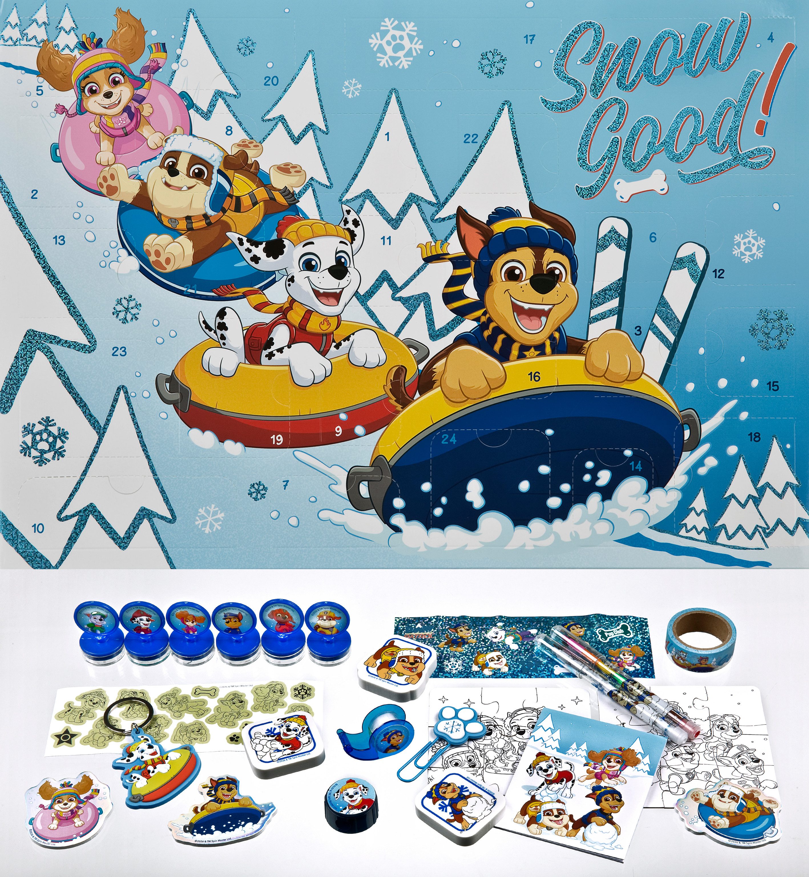 UNDERCOVER Spielzeug-Adventskalender Paw Patrol 2026