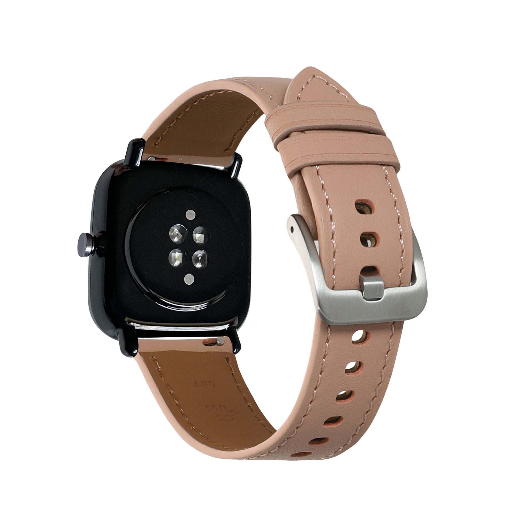 kwmobile kwmobile Echtleder Uhrenarmband für Huami Amazfit GTR Mini / GTS 4 Smartwatch, 1-tlg., Leder Armband für Huami Amazfit GTR Mini / GTS 4 Mini / GTS 3 /