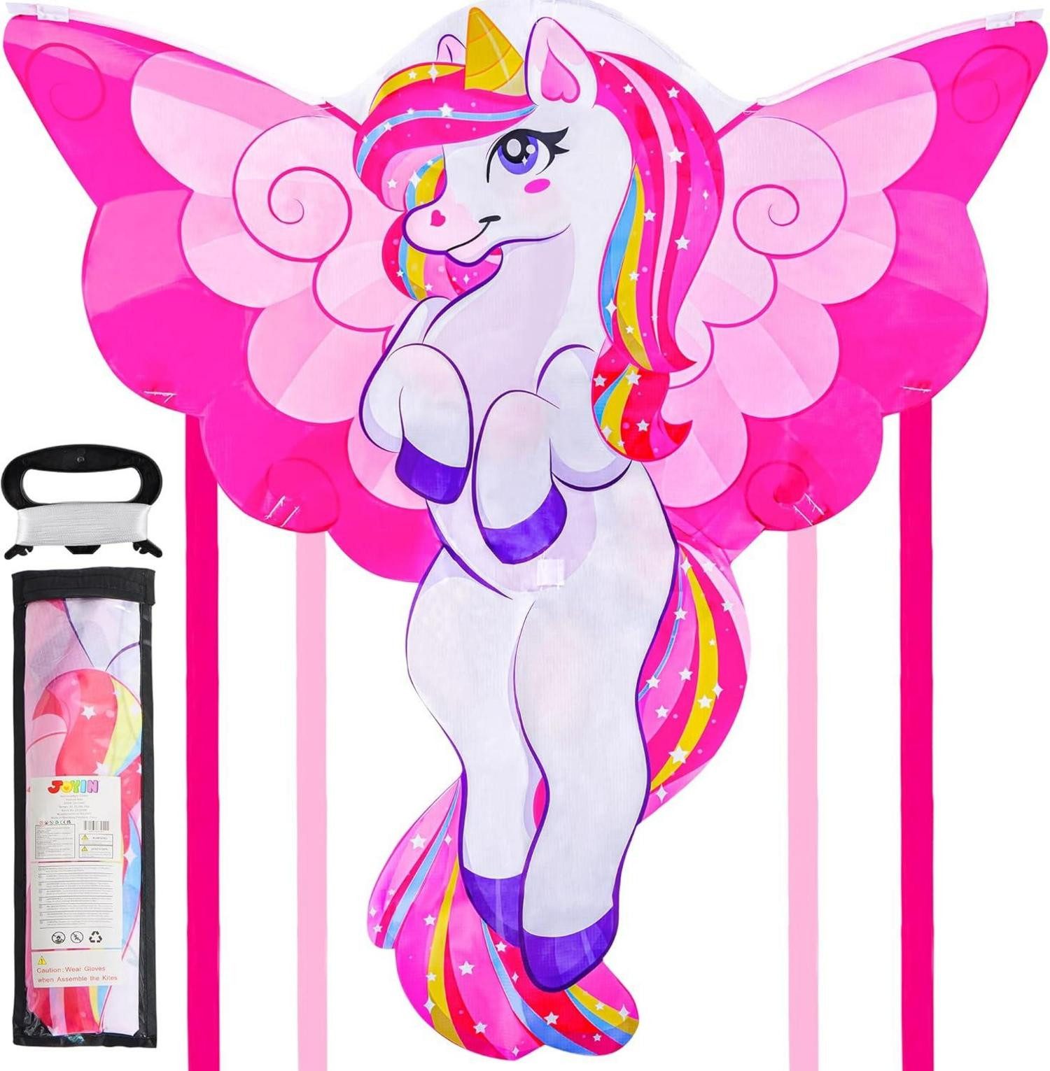 LuxusKollektion Kite Einhorn Летающие змеи für Kinder und Erwachsene, großer Stranddrachen