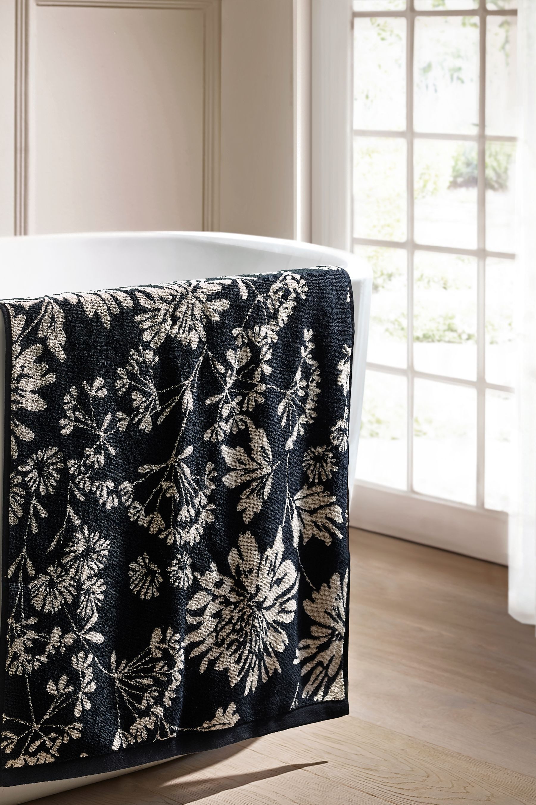 Next Handtuch Handtuch mit Blumenmuster, (1-St) günstig online kaufen