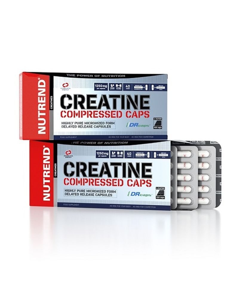 NUTREND Creatine Compressed - 120 Kapseln Kapseln, 350 g, Kapseln
