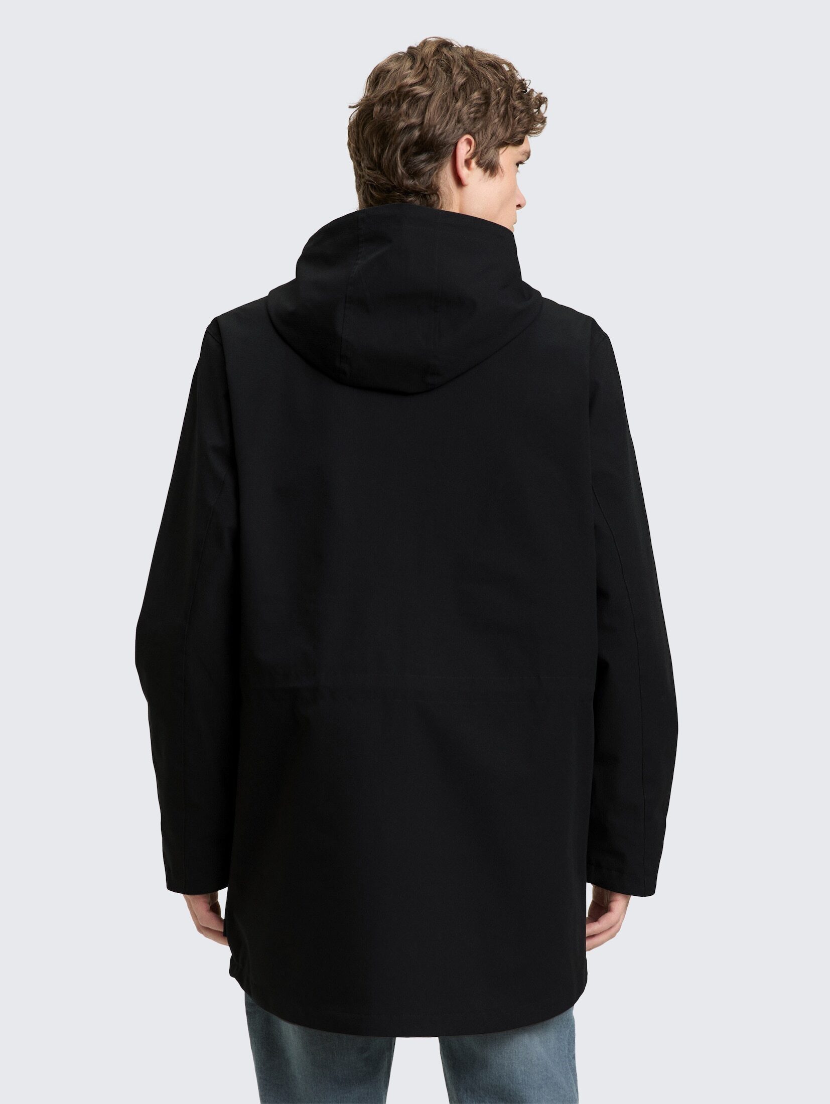 TOM TAILOR Denim Langmantel Jacken Relaxed Fit Ultralight Funktionsjacke aus wasserabweisendem Material