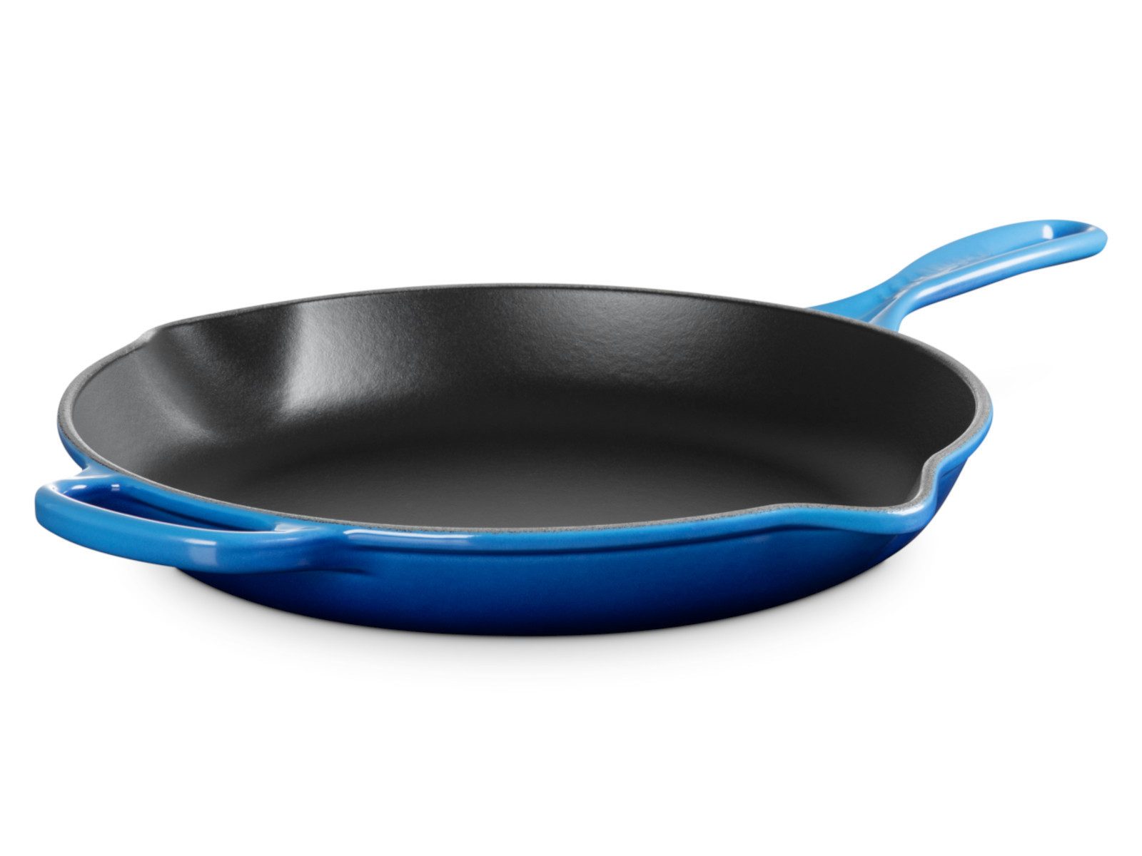 LE CREUSET Bratpfanne Brat- und Servierpfanne Signature rund azure 30cm