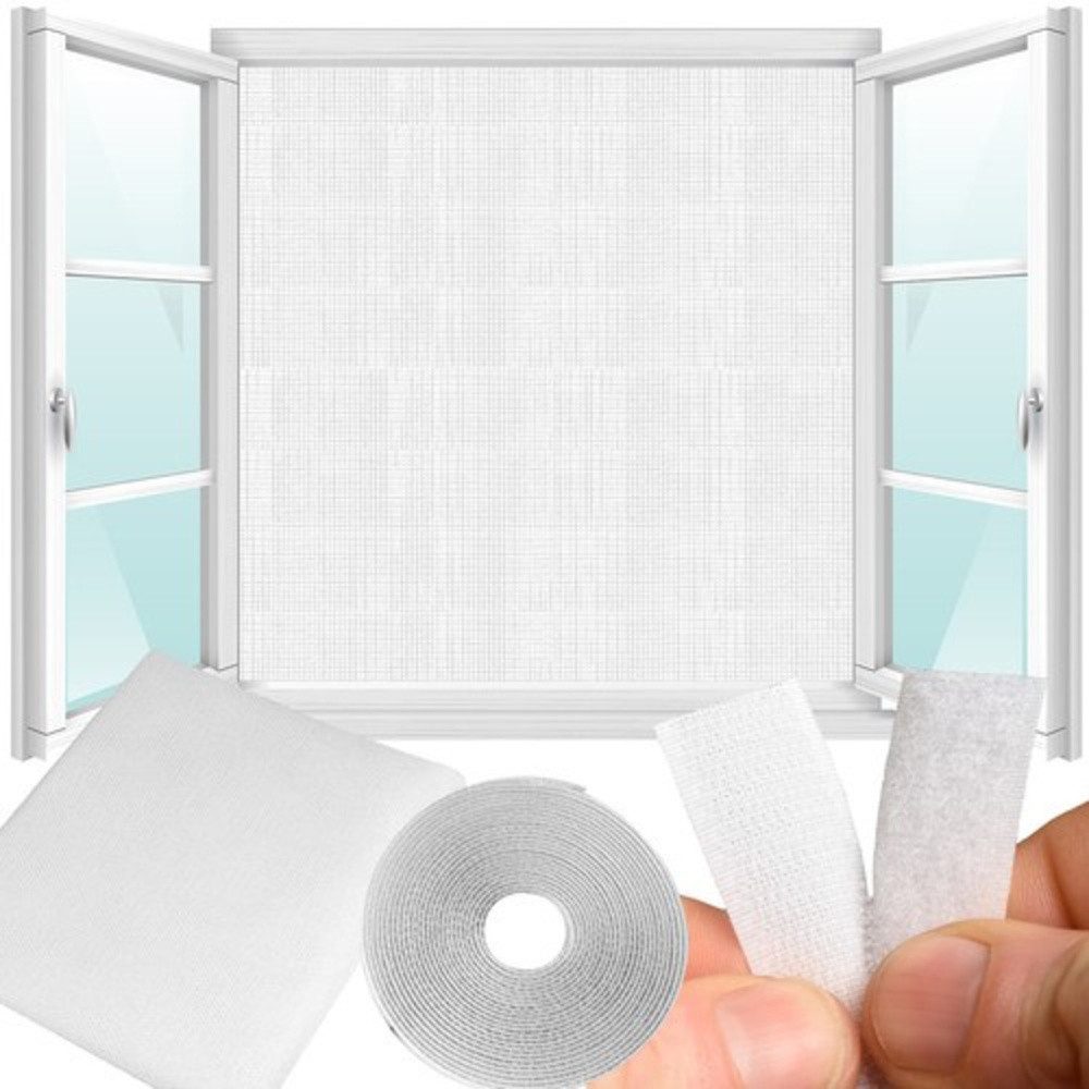 Repest Moskitonetz Fensternetz Insektenschutz (Spar-Set, 1 St., einfache Installation), rückstandsfreie Befestigung ohne Bohren oder Werkzeug.