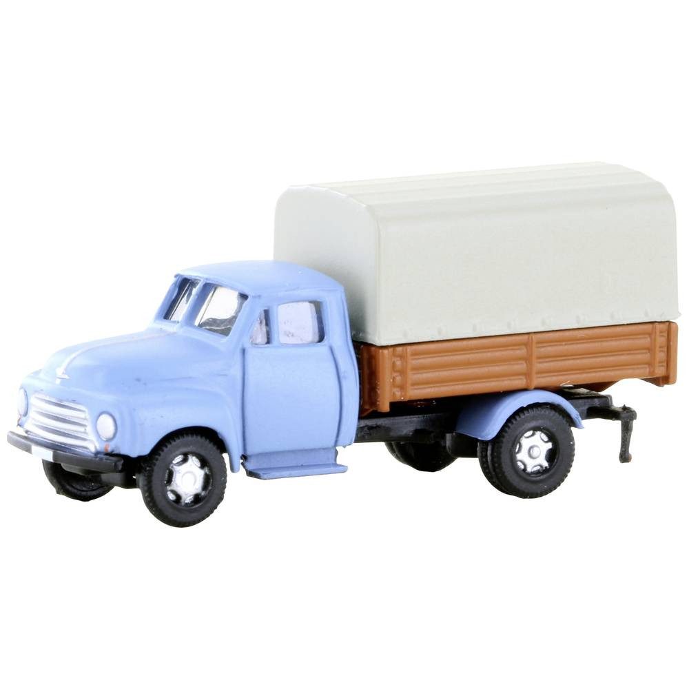 Modelleisenbahn-Straße N Opel Blitz Pritsche/Plane
