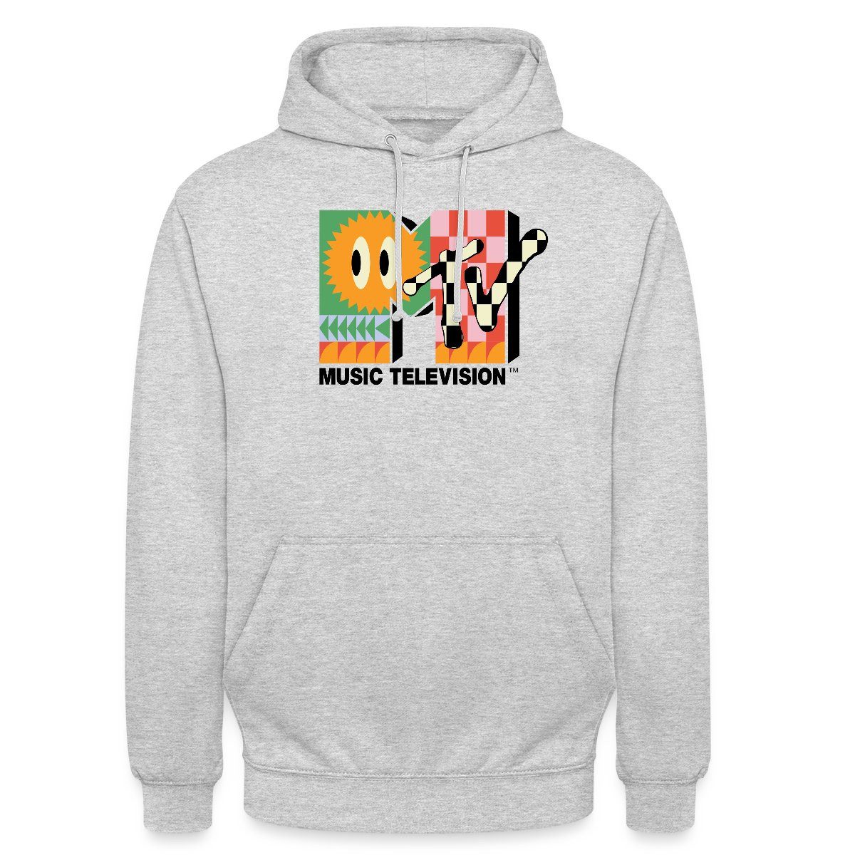 Hoodie MTV Music Television Buntes Logo Mit Sonne Unisex Hoodie