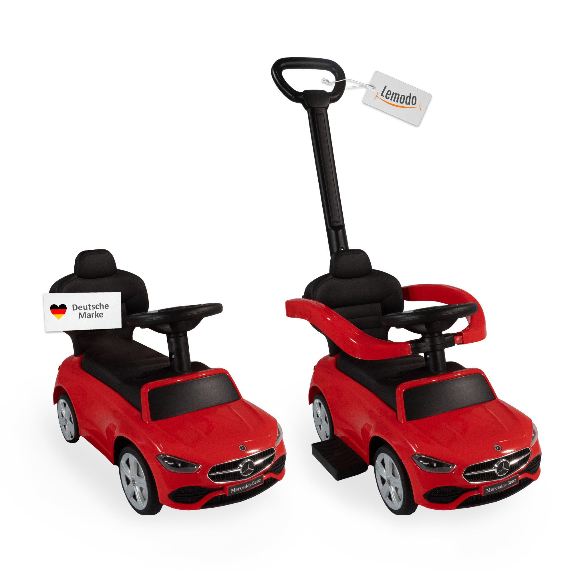 Lemodo Rutscherauto Rutscherfahrzeug ab 1 Jahr, Mercedes C-Klasse