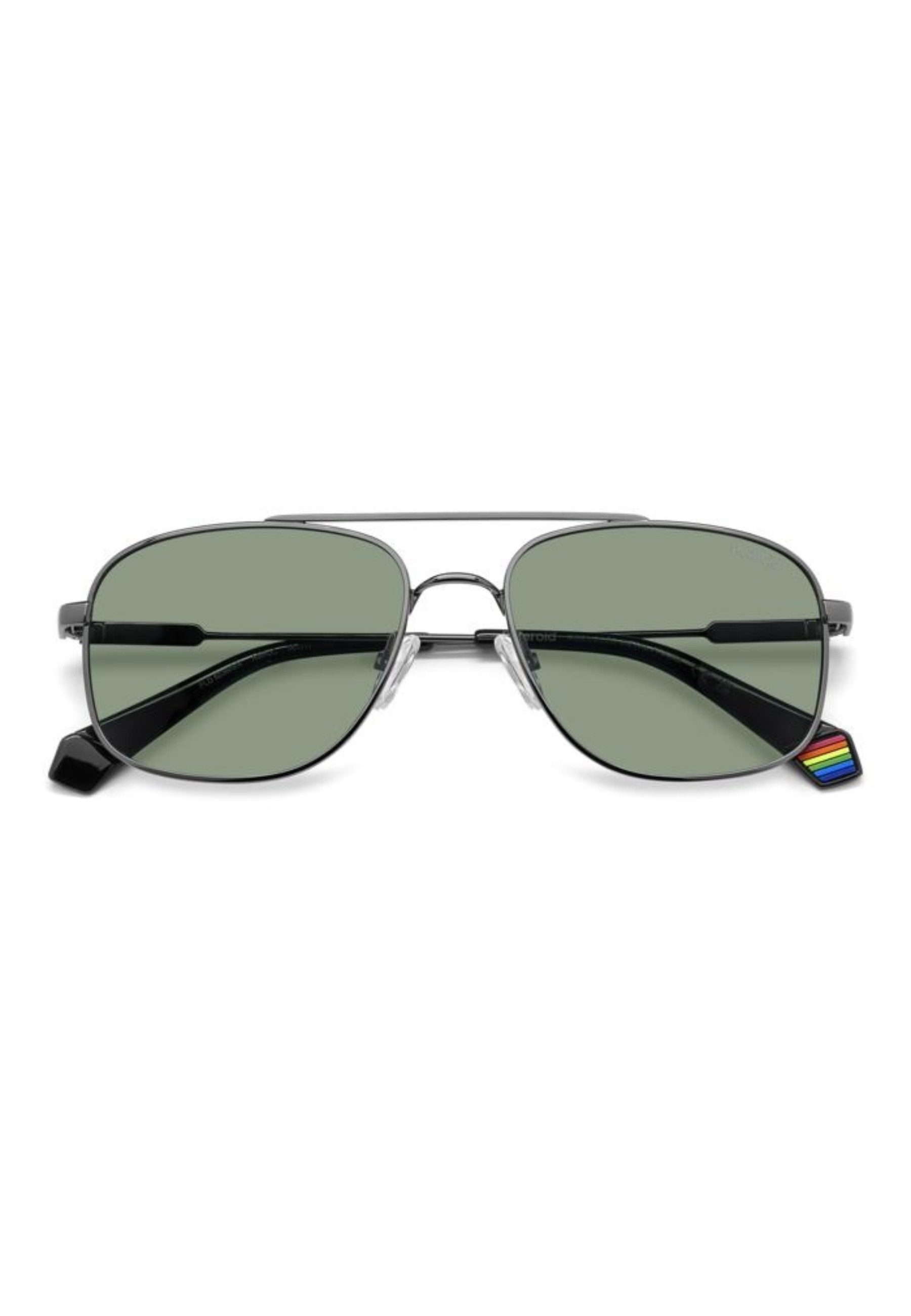 Polaroid Sonnenbrille Polaroid PLD 6235/S/X - ASR/UC Dunkles Ruthenium Grün (Set)