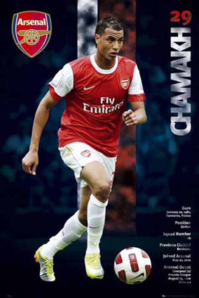 Poster Fußball - Poster - Chamakh, Arsenal