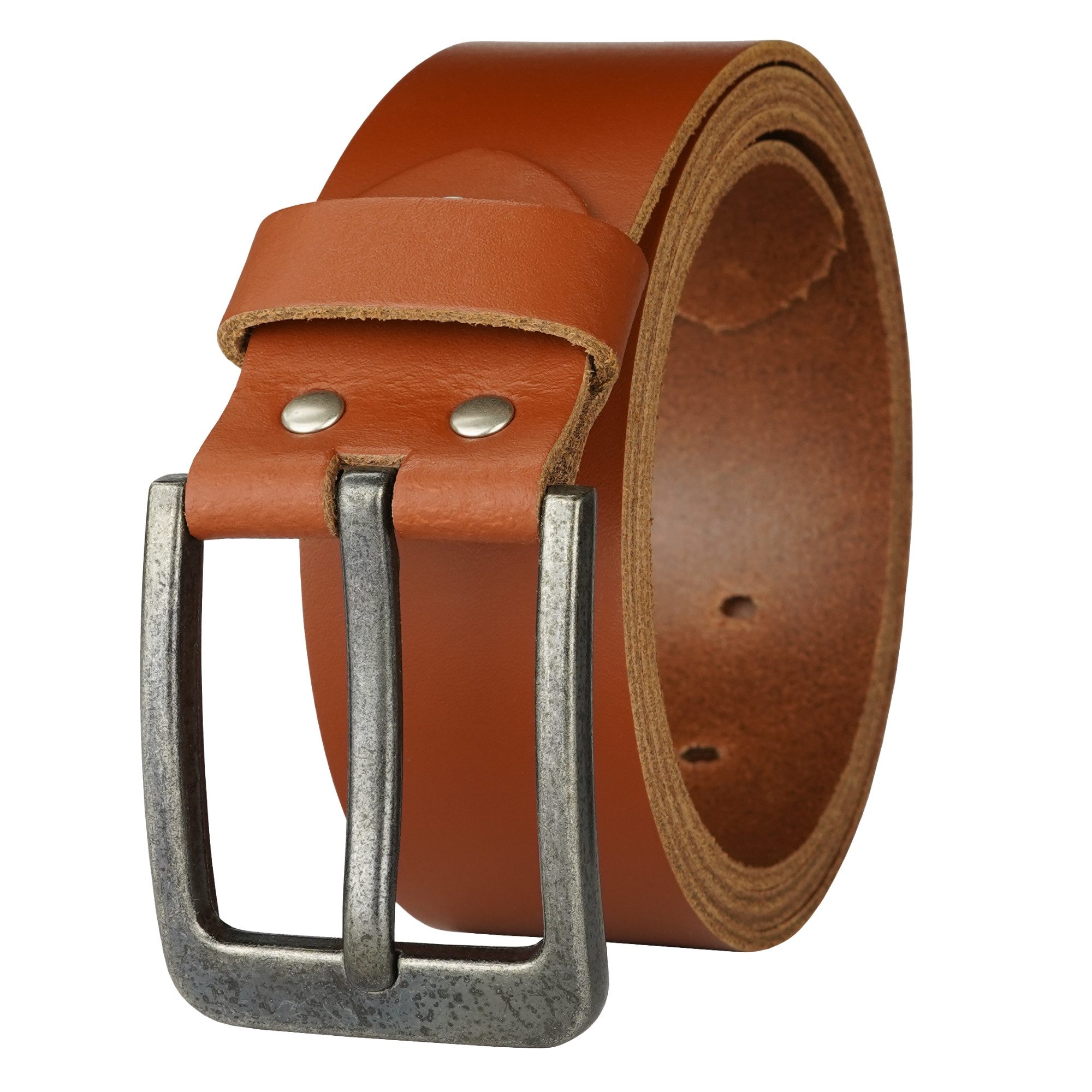 Manza Ledergürtel Gürtel Ledergürtel 4cm breit Echt Leder Jeansgürtel Unisex Kürzbar