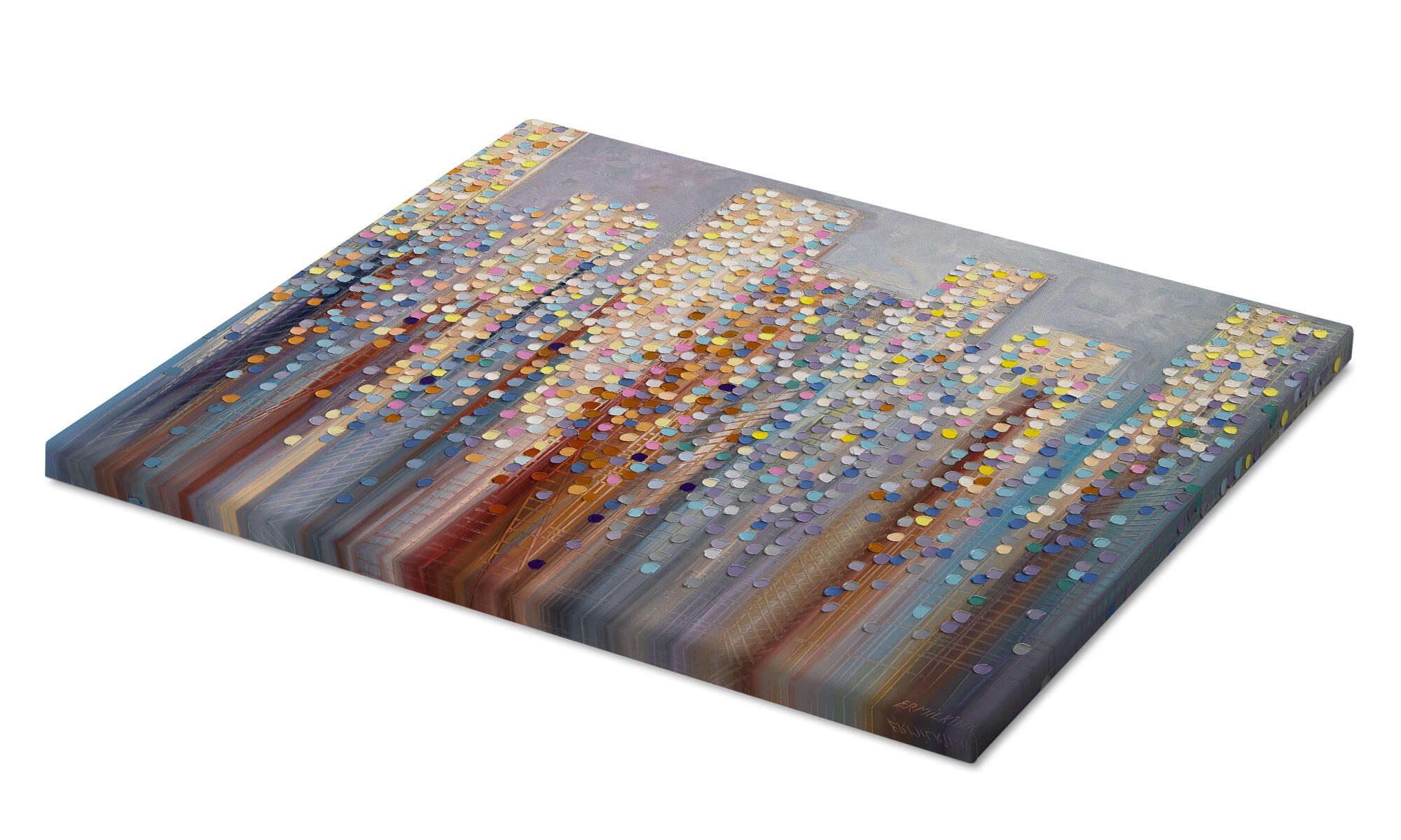Posterlounge Wandbild Abendleuchten über der Stadt, Ekaterina Ermilkina, erhältlich als Poster, Leinwandbild, Wandsticker oder Acrylglasbild – Bild 2 von 5