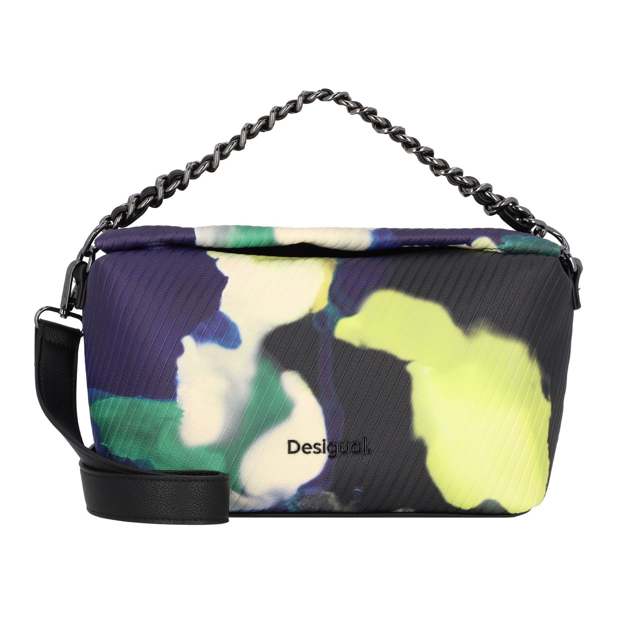 Desigual Schultertasche Military Flower, Polyurethan